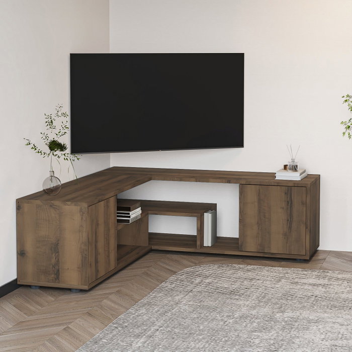 Hanah Home Soporte de TV Roble